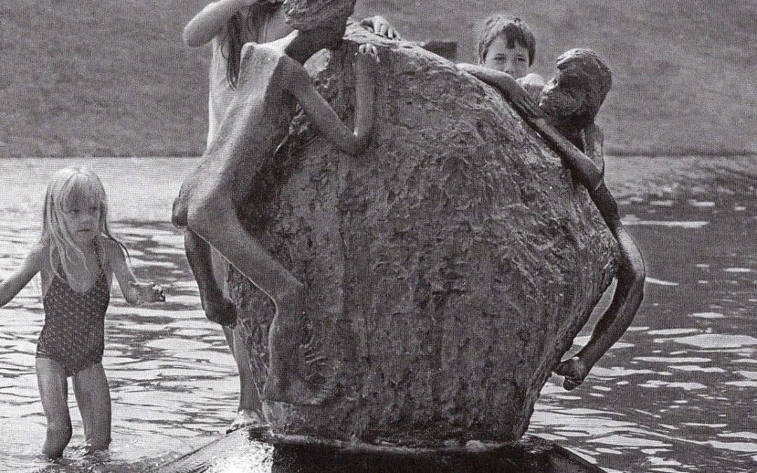 Two Children on a Rock